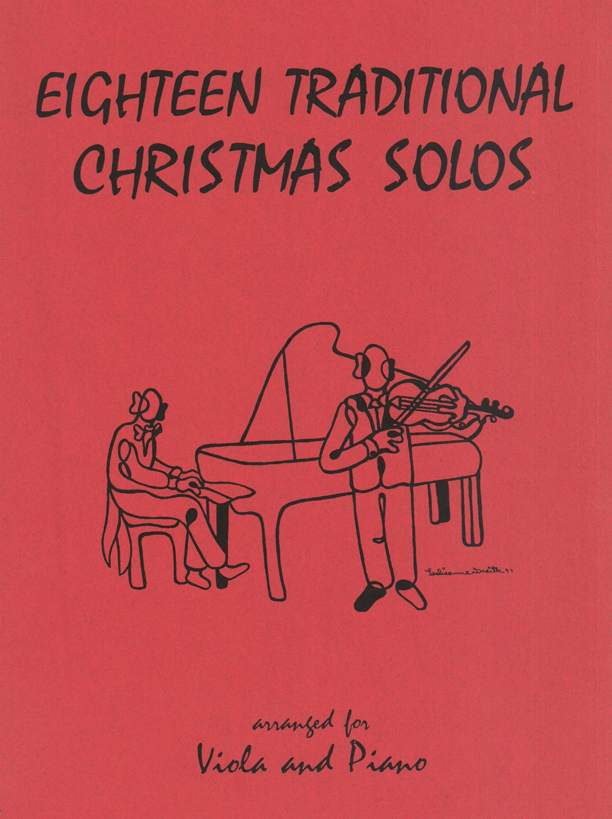 18 Traditional Christmas Solos (arr. for viola & piano)