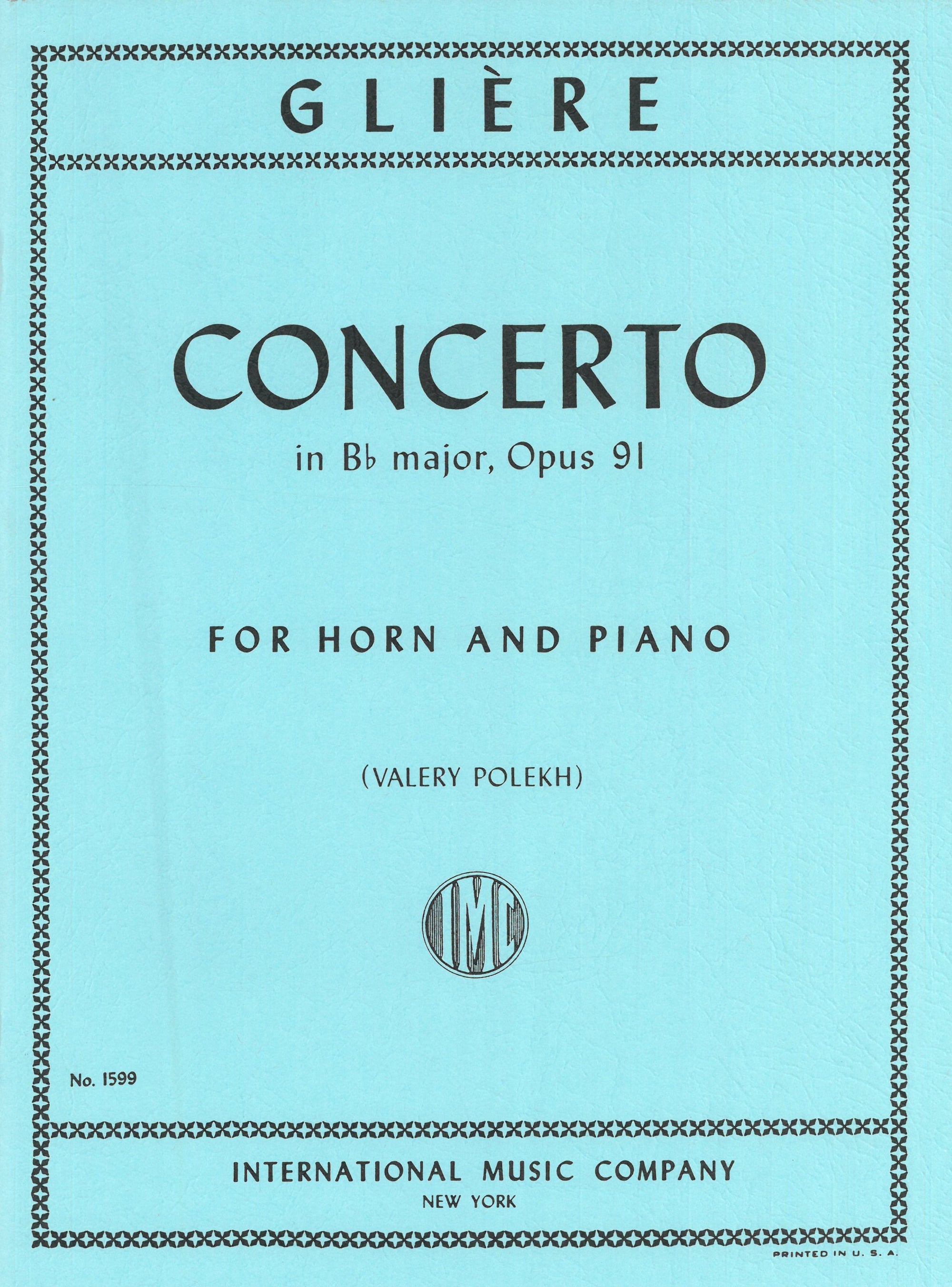 Glière: Horn Concerto in B-flat Major, Op. 91