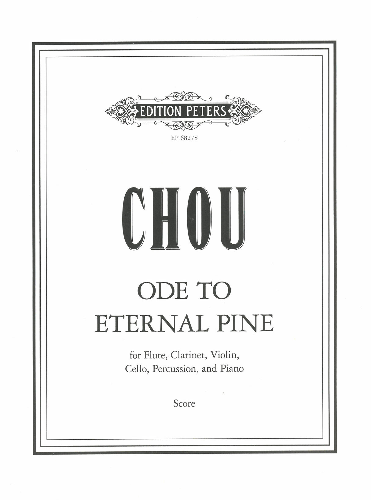Chou: Ode to Eternal Pine