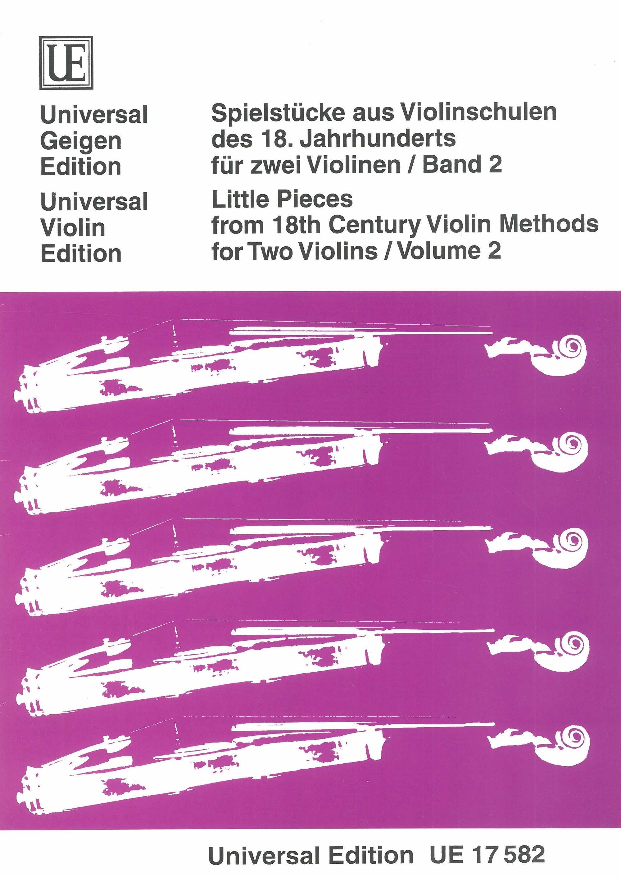 Little Pieces from 18th Century Violin Methods - Volume 2