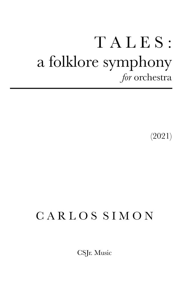 Simon: Tales - A Folklore Symphony