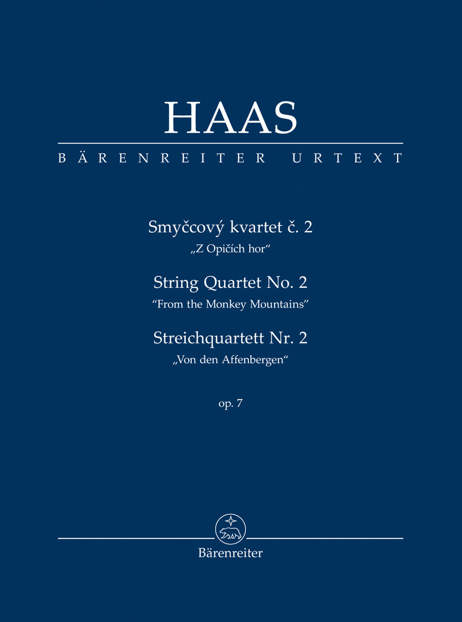 Haas: String Quartet No. 2, Op. 7