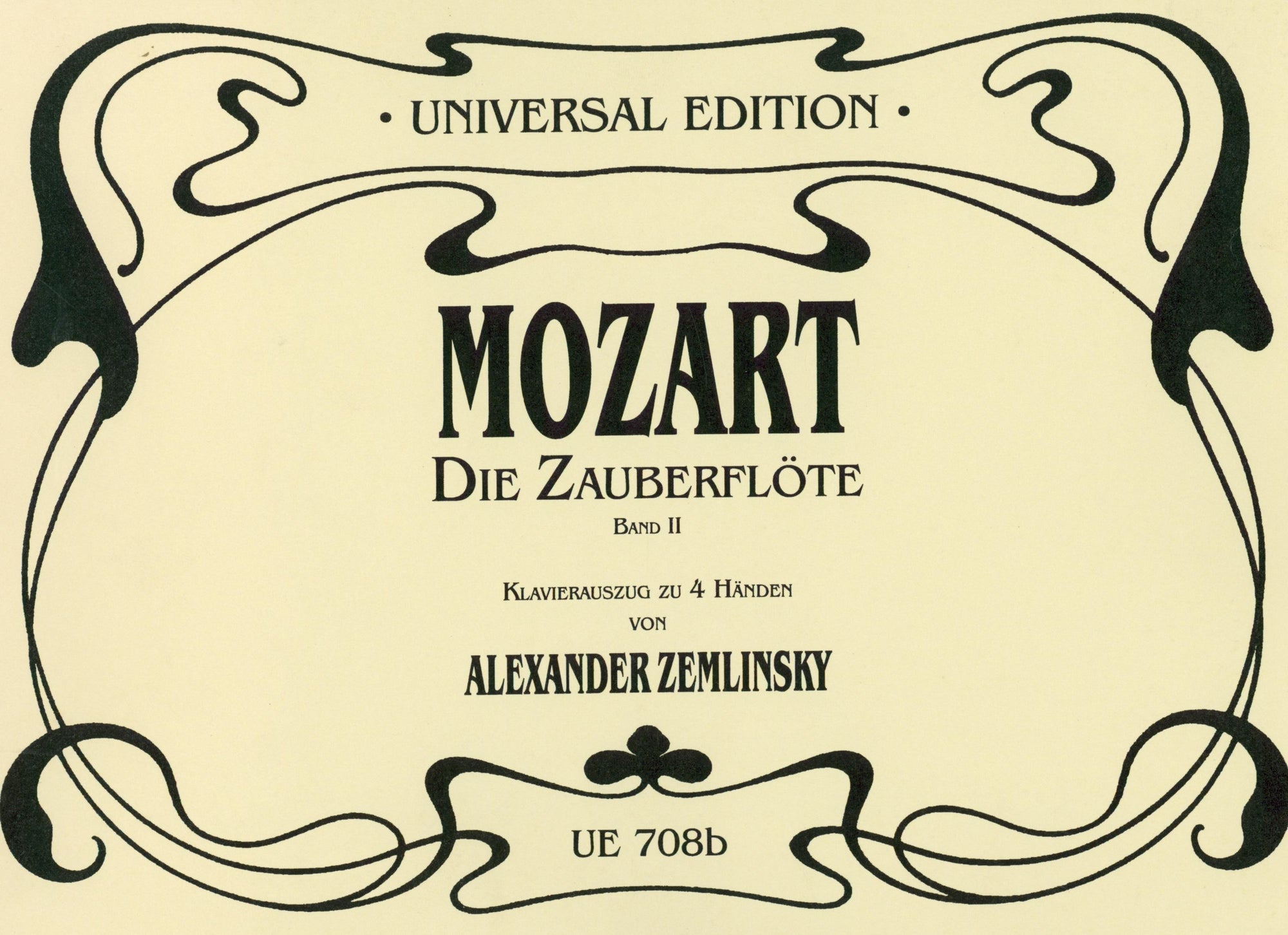 Mozart: The Magic Flute - 2nd Act (arr. for piano 4-hands)