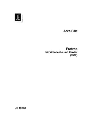 Pärt: Fratres (for cello & piano)