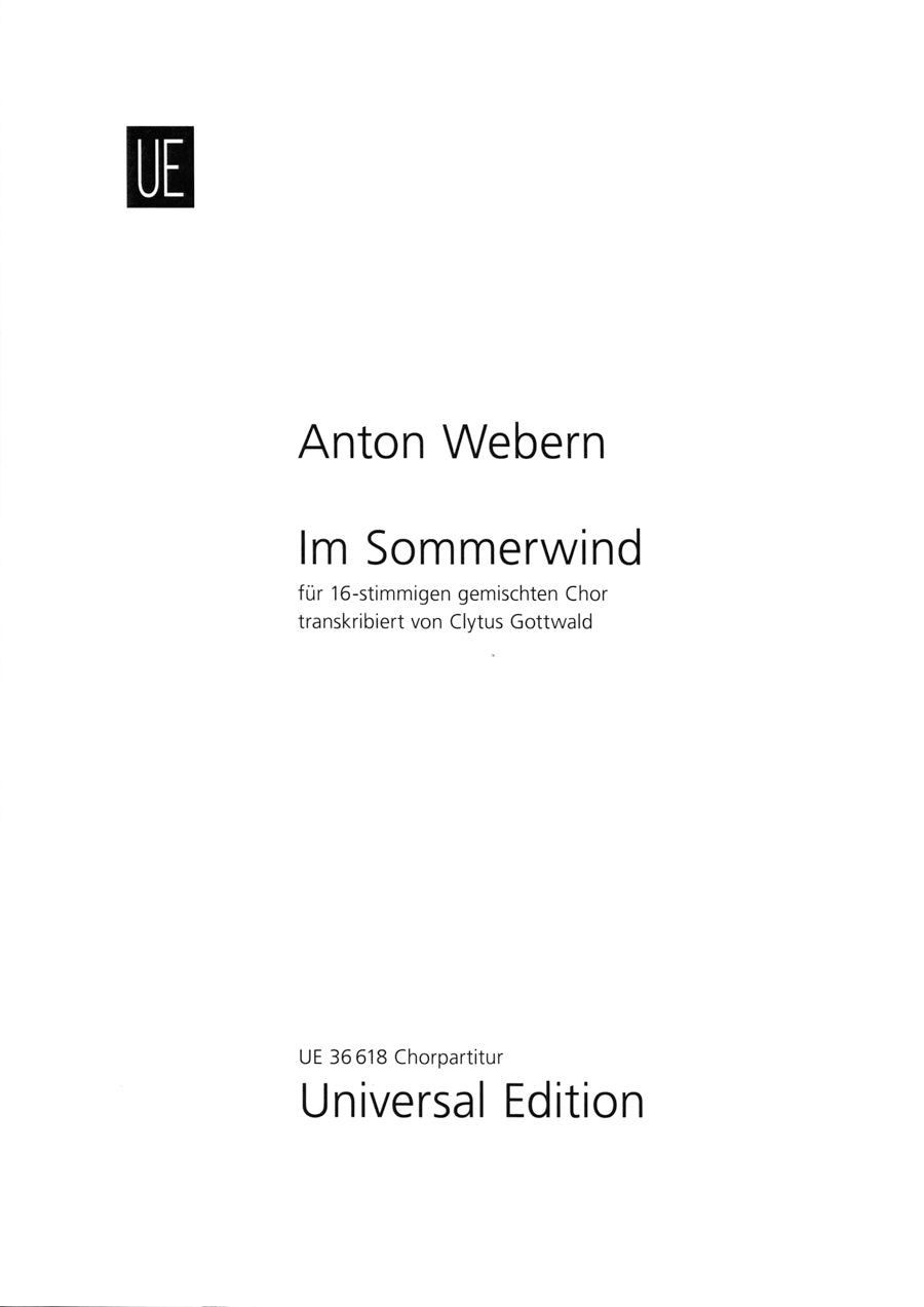 Webern: Im Sommerwind (arr. for 16-part choir)