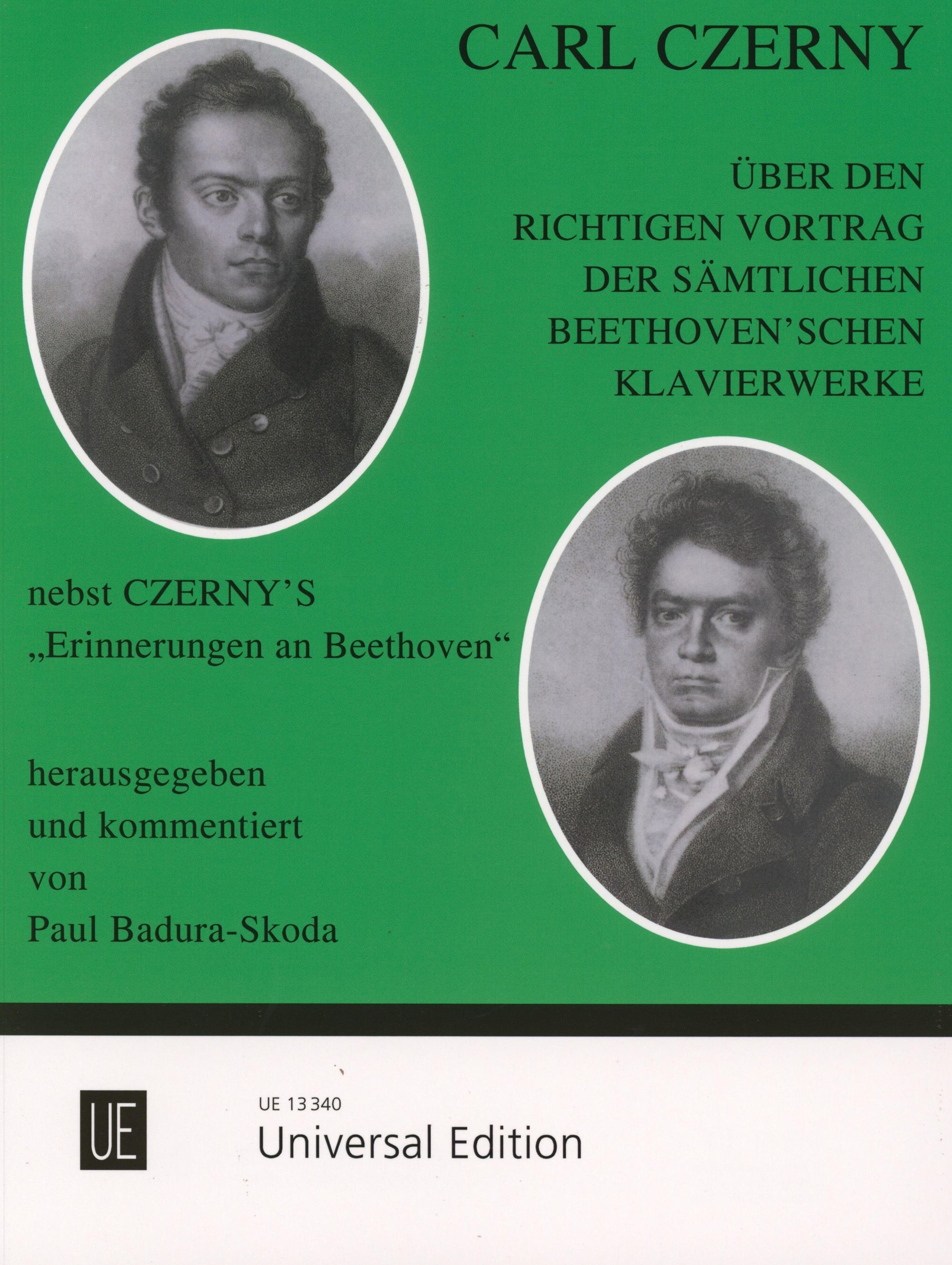 Czerny: On the Proper Performance of all Beethoven's Works for the Piano