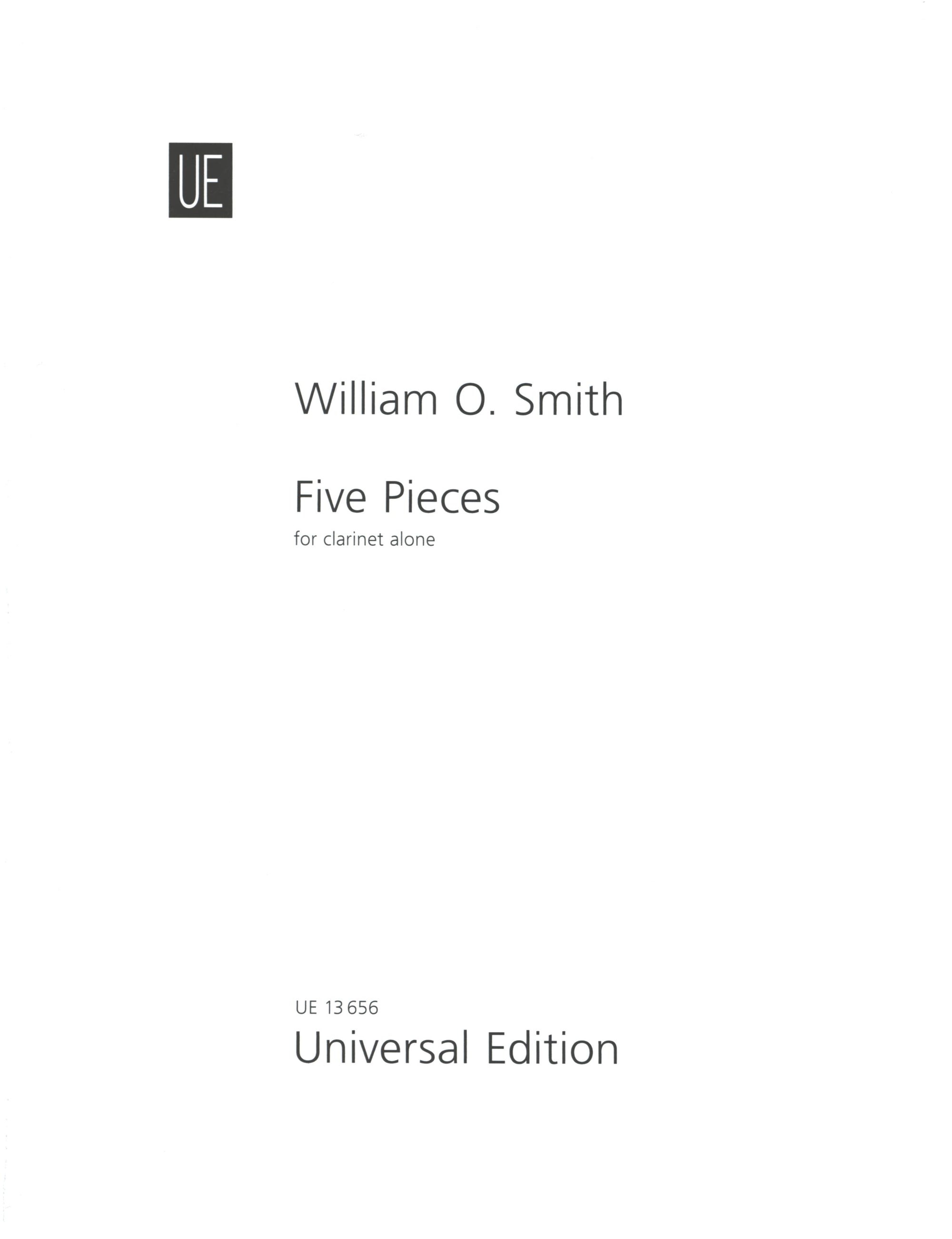 Smith: Five Pieces for Solo Clarinet