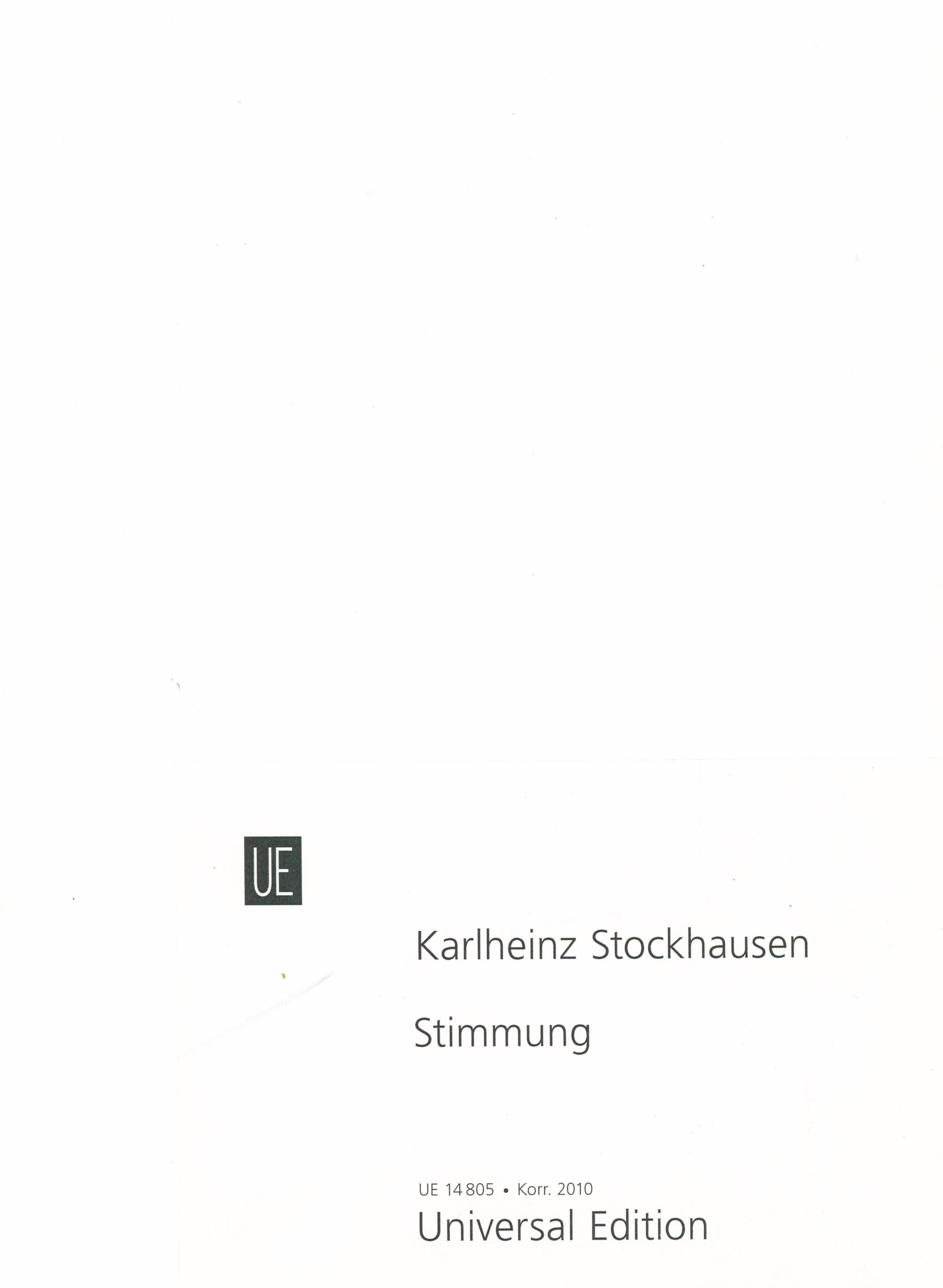 Stockhausen: Stimmung