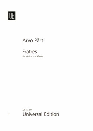 Pärt: Fratres (for violin & piano)