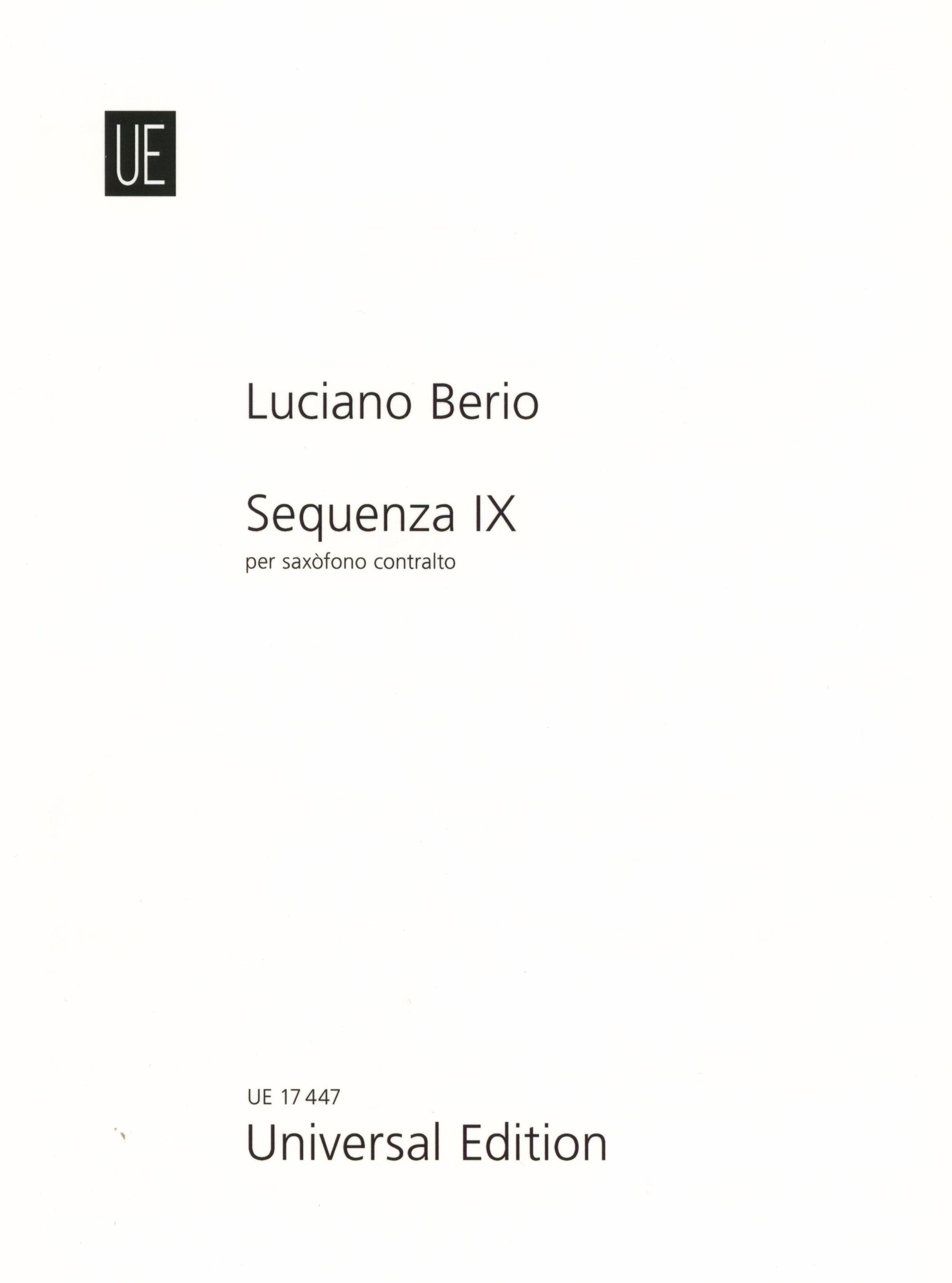 Berio: Sequenza IXb