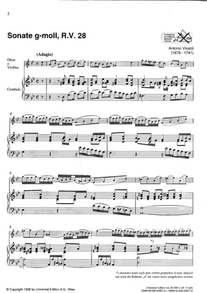 Vivaldi: Sonata in G Minor, RV 28 & Albinoni: Sonata in C Major