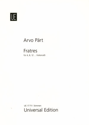Pärt: Fratres (for 4, 8, 12 cellos)