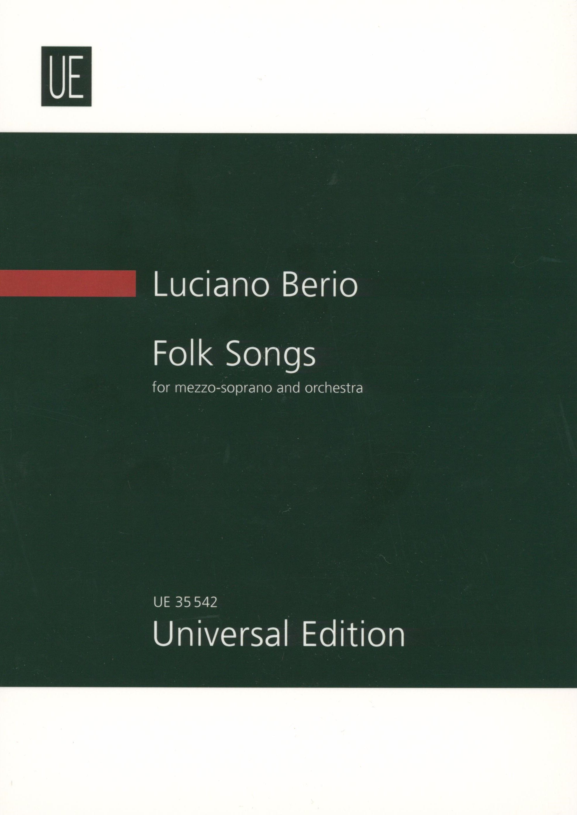 Berio: Folk Songs - for voice & orchestra