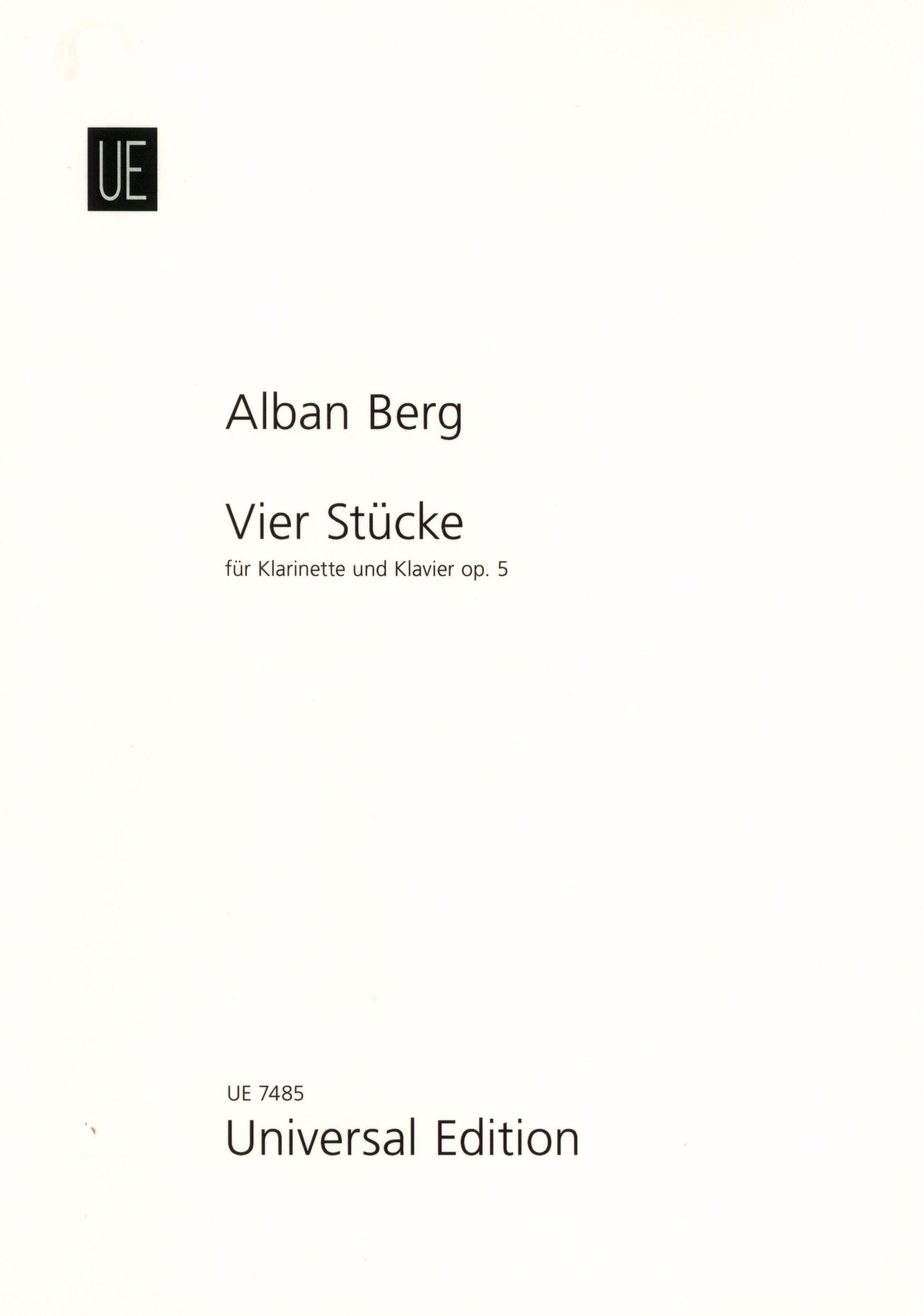 Berg: 4 Pieces, Op. 5