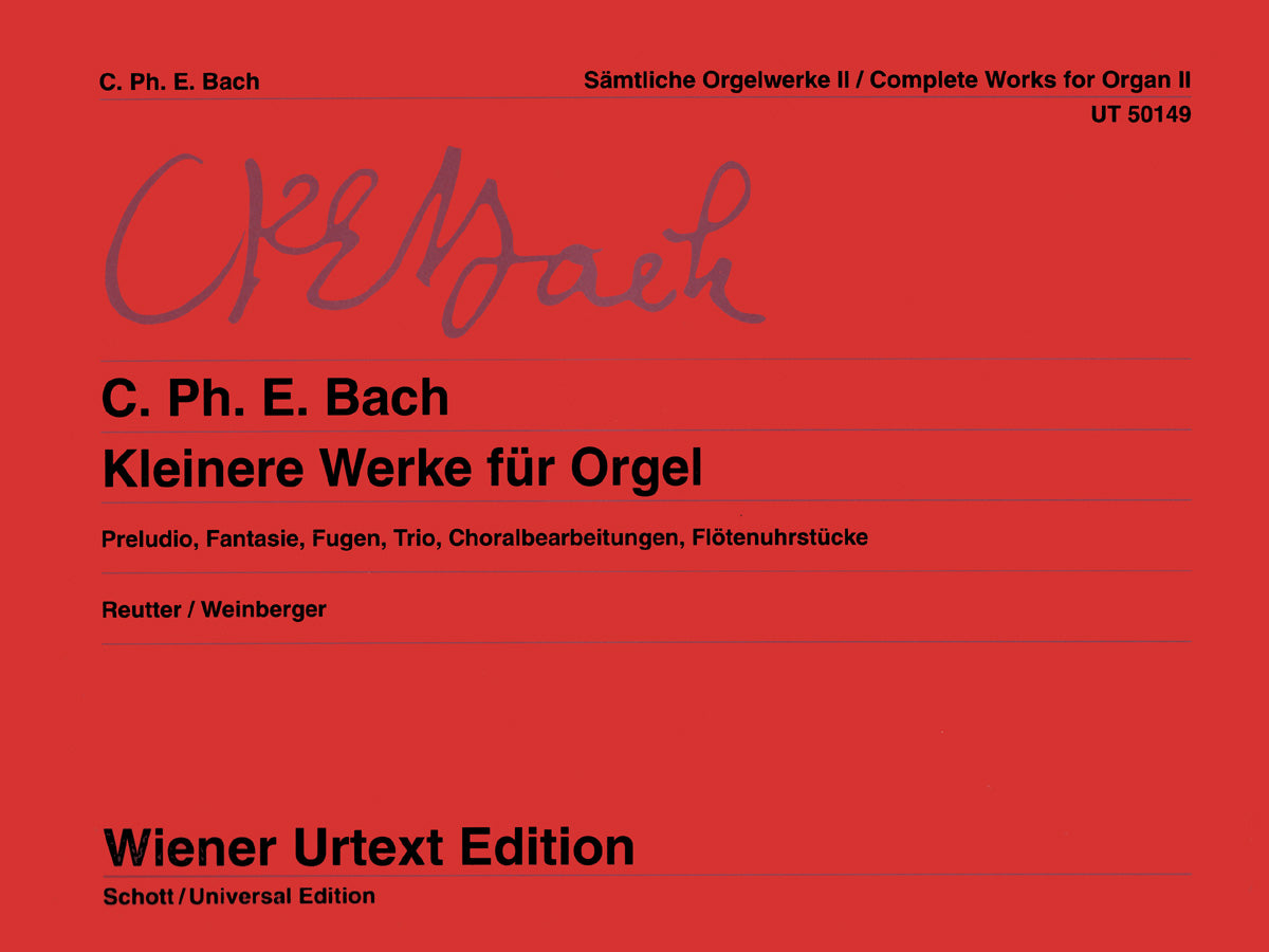 C.P.E. Bach: Short Pieces for Organ