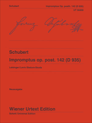 Schubert: Impromptus, D 935, Op. posth. 142