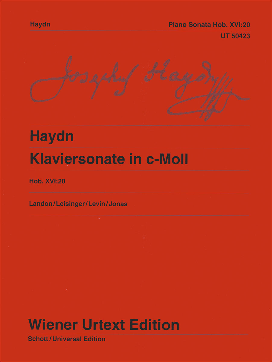 Haydn: Piano Sonata in C Minor, Hob. XVI:20