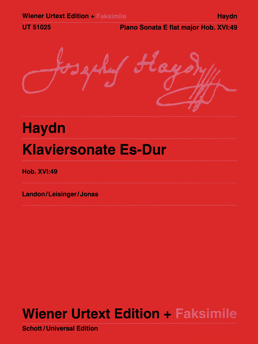 Haydn: Piano Sonata in E-flat Major, Hob. XVI:49