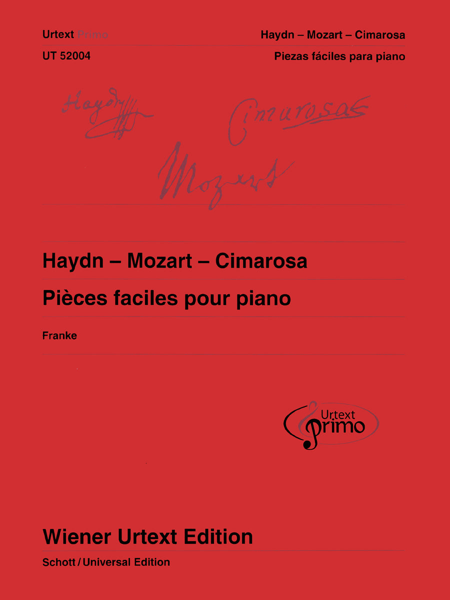 Haydn-Mozart-Cimarosa: Easy Piano Pieces with Practice Tips