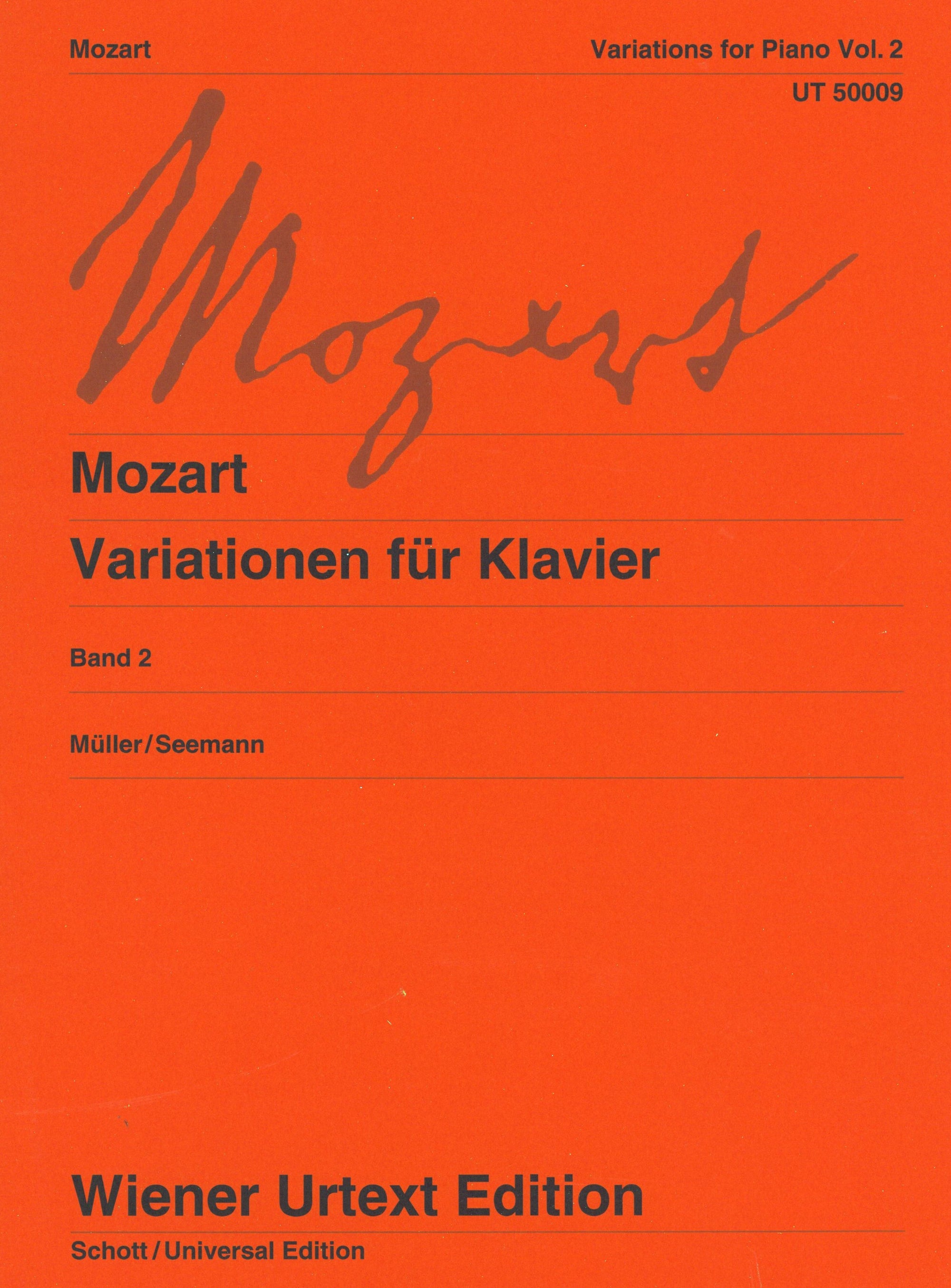 Mozart: Variations for Piano - Volume 2