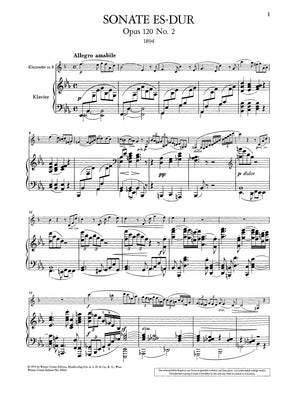 Brahms: Clarinet Sonata in E-flat Major, Op. 120, No. 2