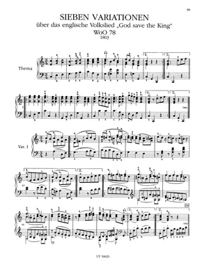 Beethoven: Variations for Piano - Volume 2