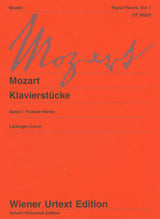 Mozart: Piano Pieces - Volume 1 (Early Works)