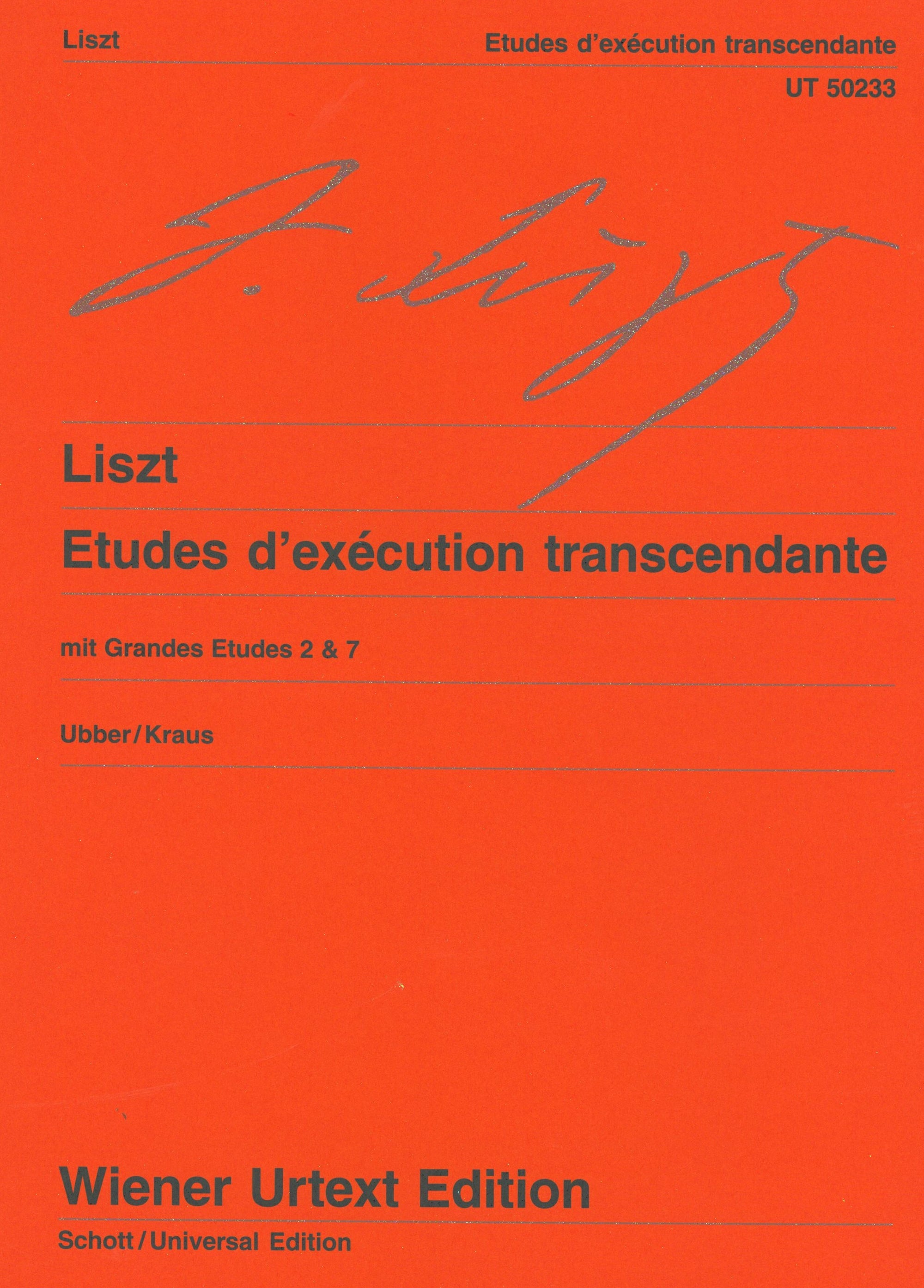 Liszt: Transcendental Etudes, S. 139 and Grand Etudes, S. 137 Nos. 2 & 7
