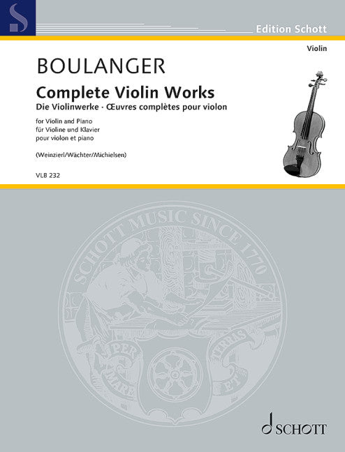 Boulanger: Complete Violin Works