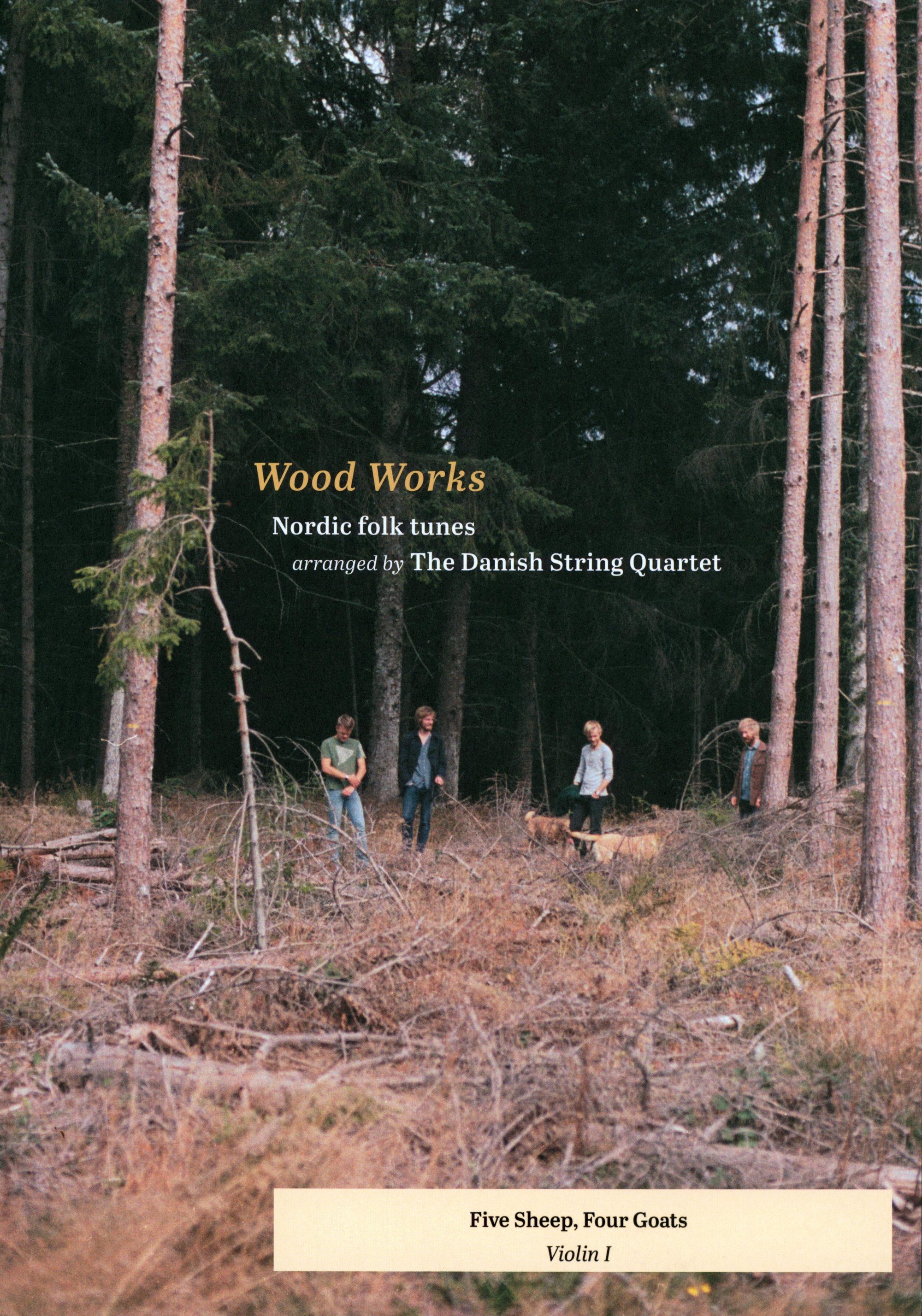 Wood Works - Five Sheep, Four Goats
