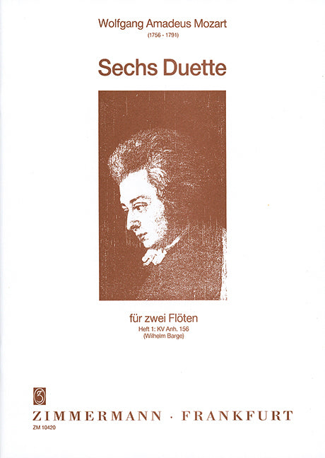 Mozart: 6 Flute Duets, K. Anh. 156, Nos. 1-3 - Volume 1
