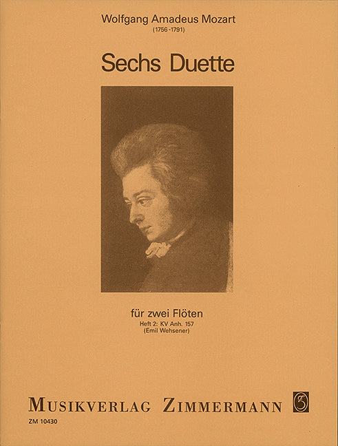 Mozart: 6 Flute Duets, K. Anh. 156, Nos. 4-6 - Volume 2