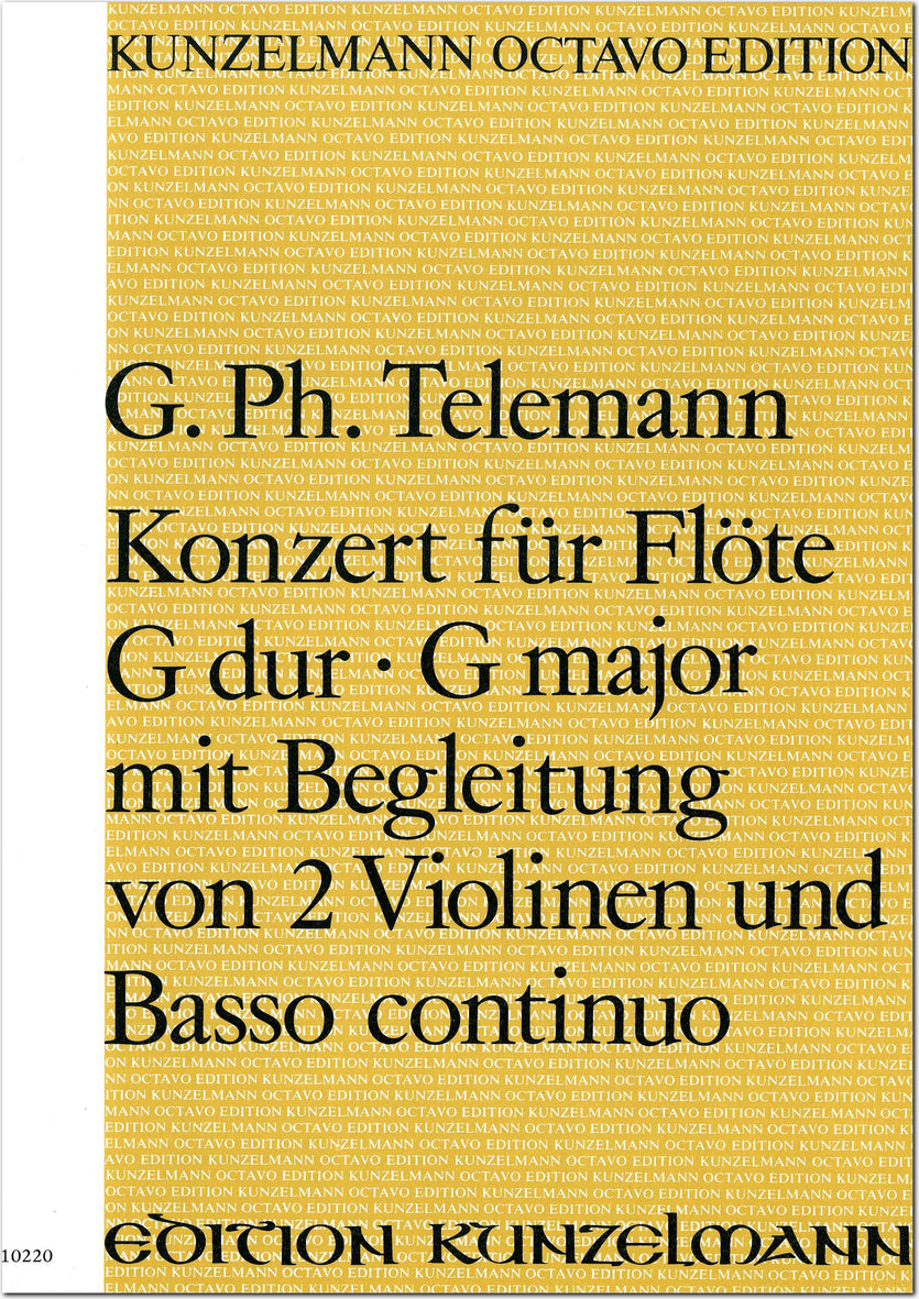 Telemann: Flute Concerto in G Major, TWV 51:G1