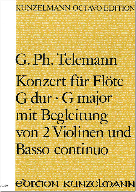 Telemann: Flute Concerto in G Major, TWV 51:G1