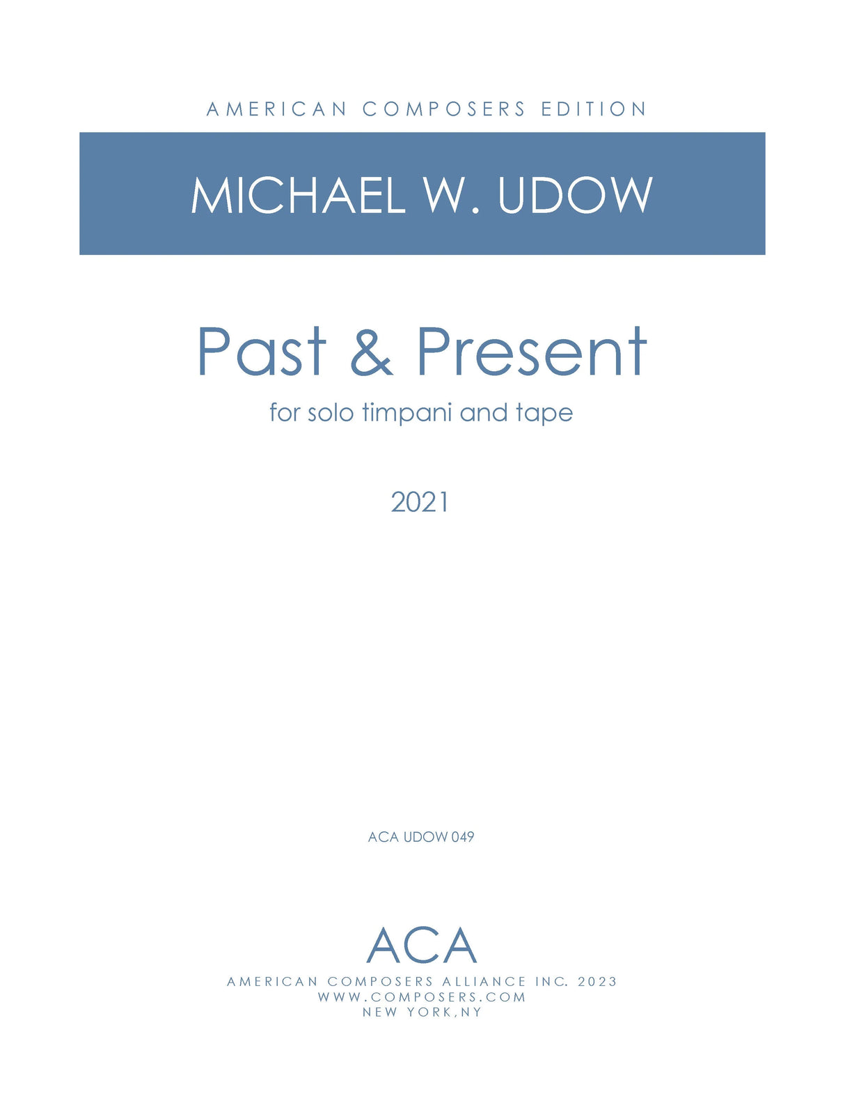 Udow: Past & Present