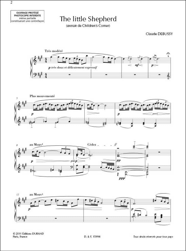 Debussy: The Little Shepherd