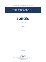 Bezanson: Piano Sonata