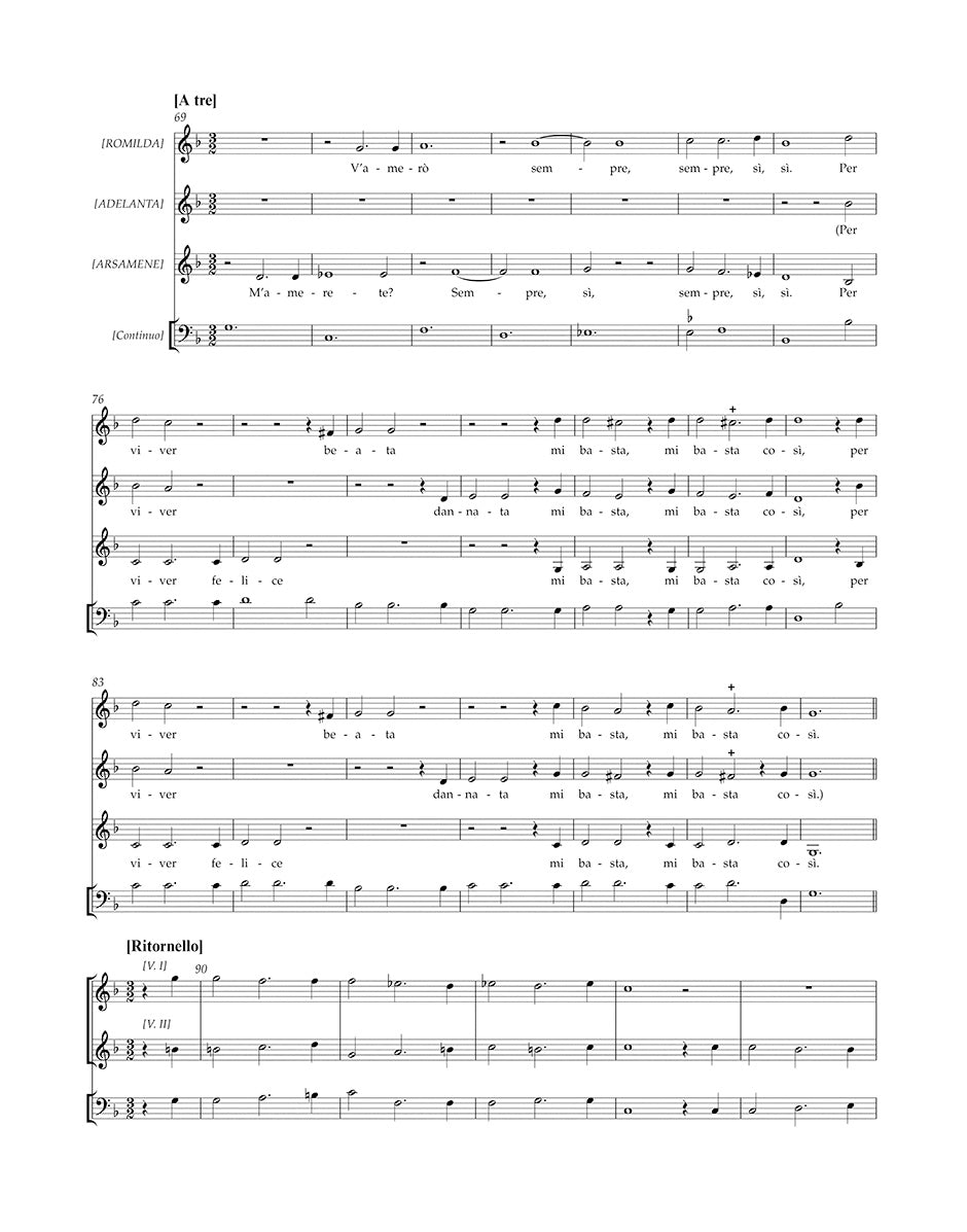 Cavalli: Il Xerse (Paris 1660 Version)