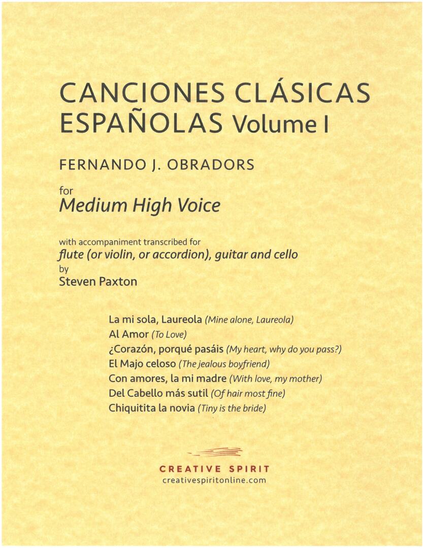 Obradors: Canciones Clásicas Españolas - Volume 1