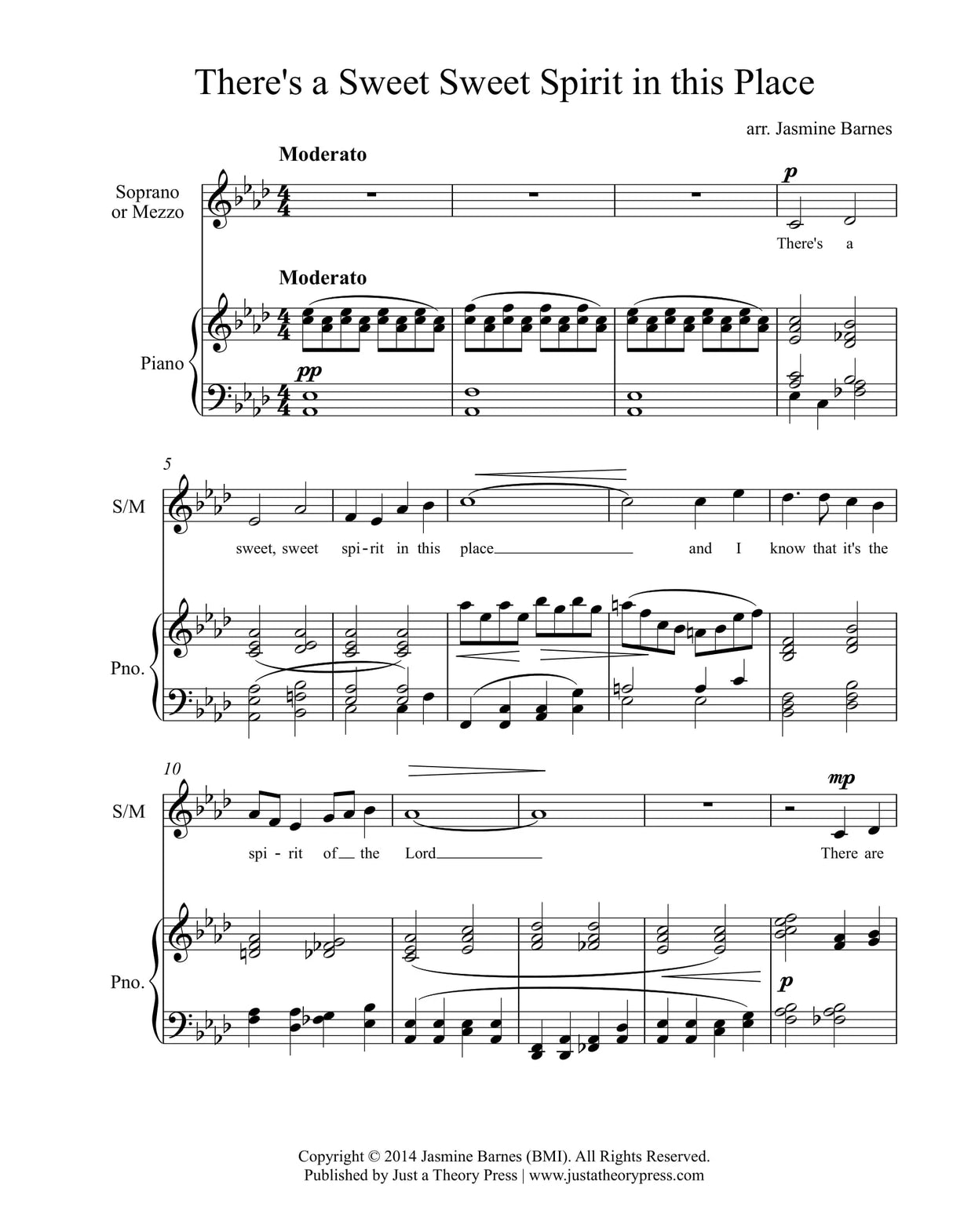 Barnes: There's a Sweet Sweet Spirit in This Place