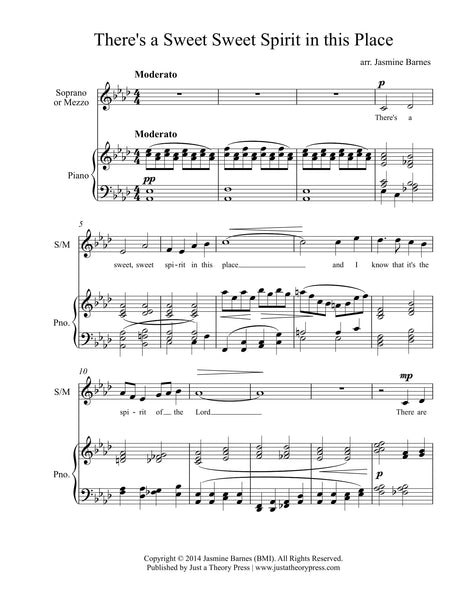 Barnes: There's a Sweet Sweet Spirit in This Place