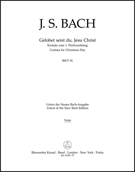Bach: Gelobet seist du, Jesu Christ, BWV 91