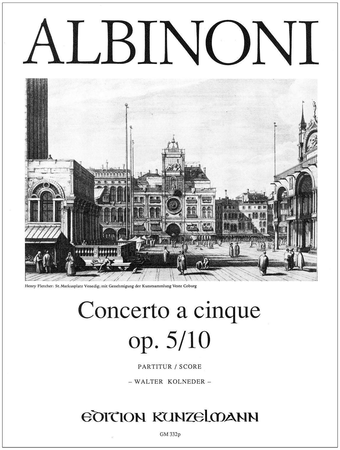 Albinoni: Concerto a cinque in A Major, Op. 5, No. 10