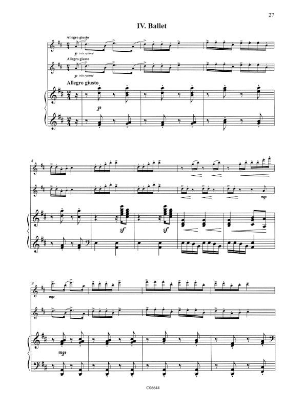 Debussy: Petite Suite (arr. for 2 flutes & piano)