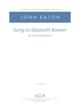 Eaton: Song To Elizabeth Bowen