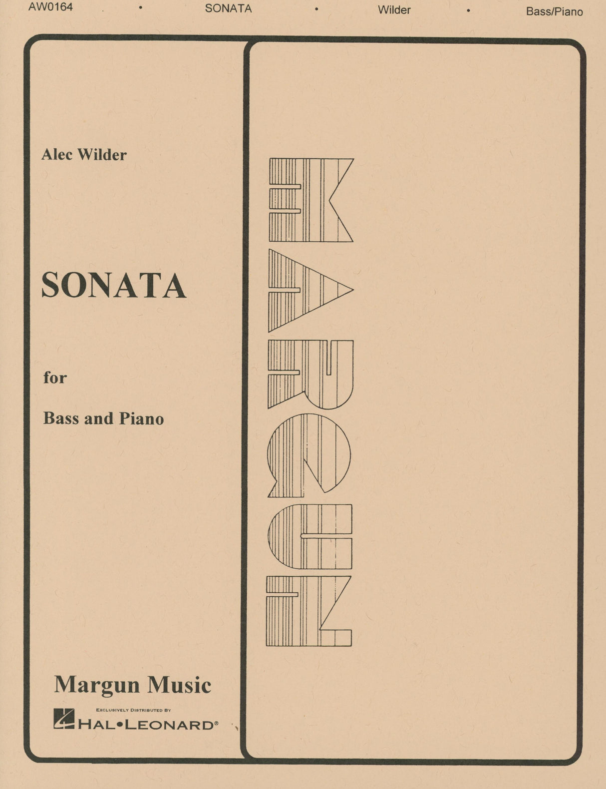 Wilder: Double Bass Sonata
