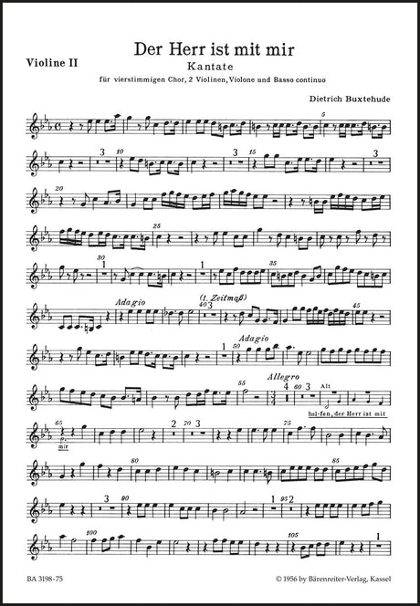 Buxtehude: Der Herr ist mit mir, BuxWV 15
