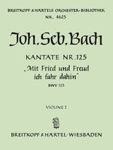 Bach: Mit Fried and Freud ich fahr dahin, BWV 125
