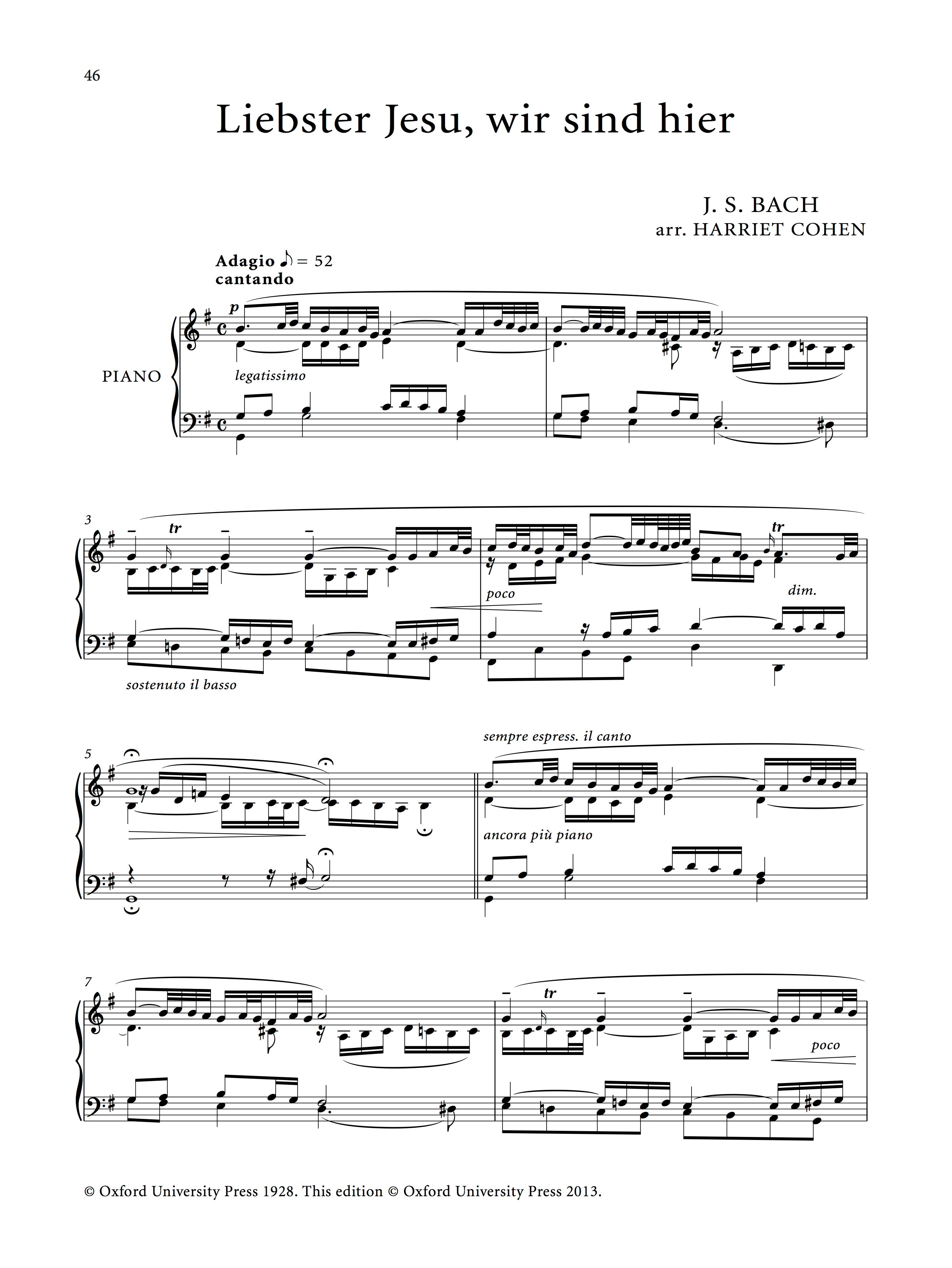 Bach Transcriptions for Piano – Ficks Music