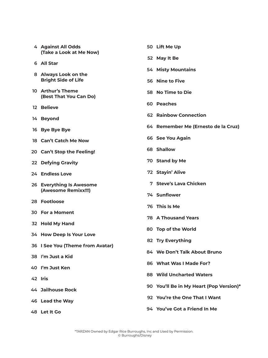 Super Easy Songbook: Movie Hits